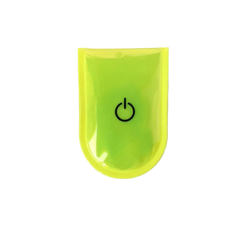 Clip-on bike safety light in multiple colors with flexible strap