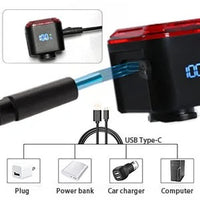 Smart Bike Tail Light with Brake Sensor & Display