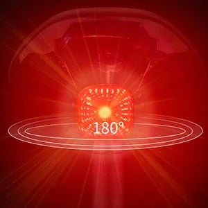 Smart Bike Tail Light with Brake Sensor & Display