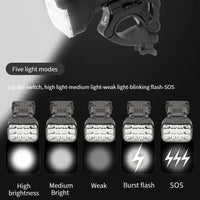 Powerful Bike Light with Horn & Power Bank Function