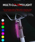 Black vertical bike rear light with slim bar lens
