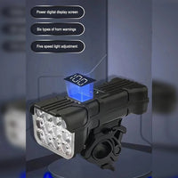 Powerful Bike Light with Horn & Power Bank Function