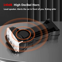 Powerful Bike Light with Horn & Power Bank Function