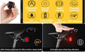 Smart Bike Tail Light with Brake Sensor & Display