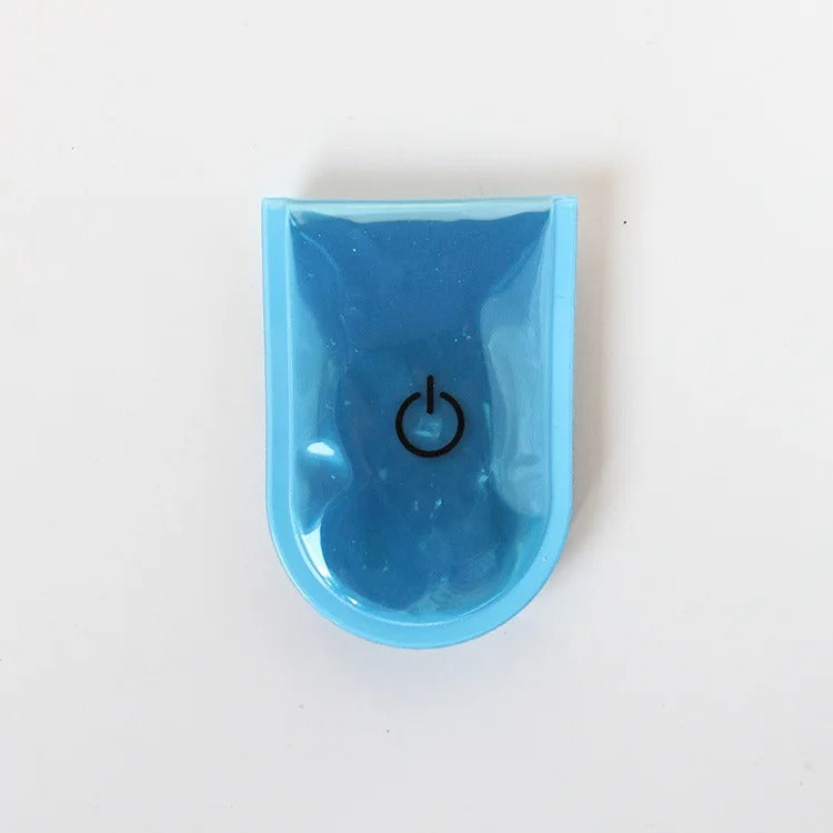 Clip-on bike safety light in multiple colors with flexible strap