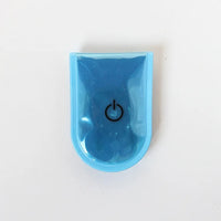 Clip-on bike safety light in multiple colors with flexible strap
