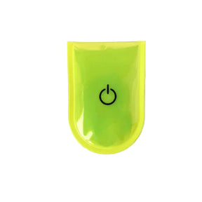 Clip-on bike safety light in multiple colors with flexible strap
