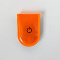 Clip-on bike safety light in multiple colors with flexible strap